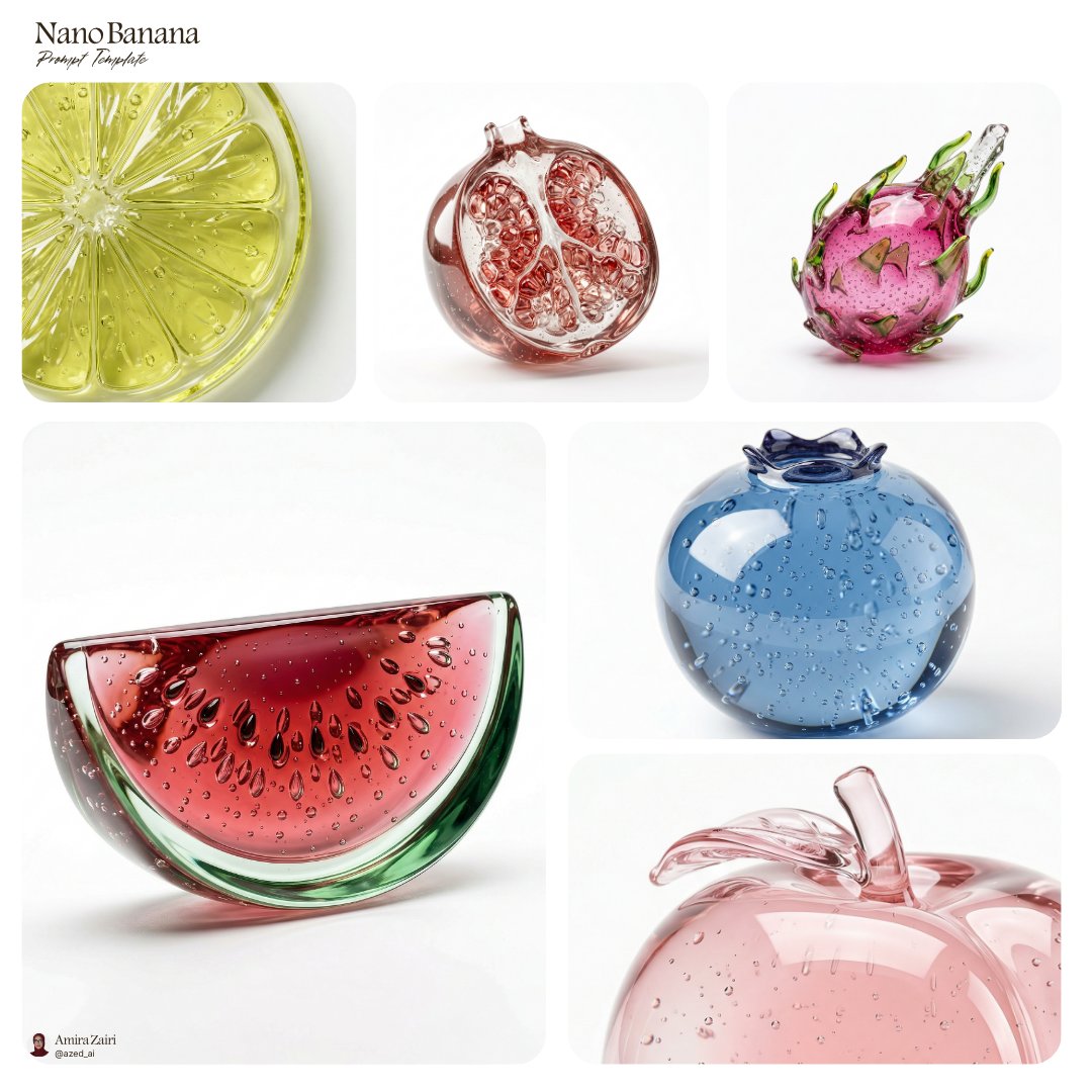 Translucent Glass Fruit