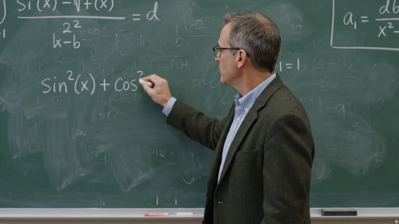 Professor at the Chalkboard